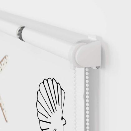 Ролетна щора за душ с касета 100x240 см Ширина на плата 96 см