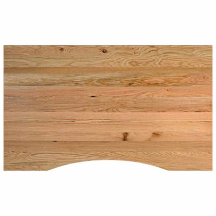 Работна маса светлокафява Дъб от масивна дървесина