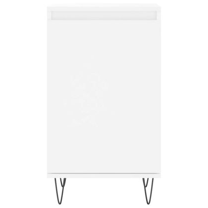 Бюфет бял 40x35x70 см инженерно дърво