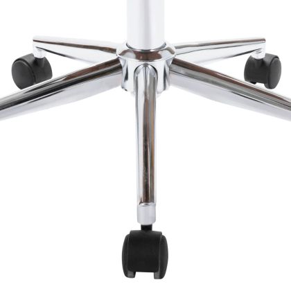 Въртящ се трапезен стол, сив, извито дърво и текстил