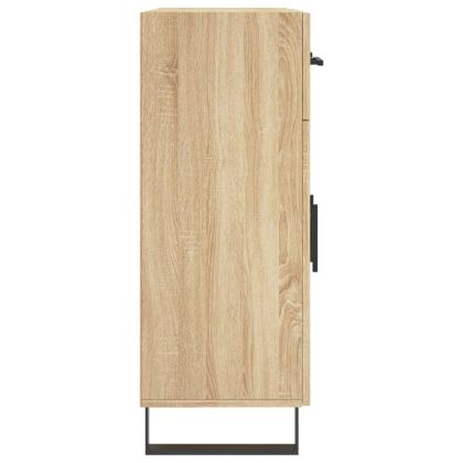 Сайдборд, дъб сонома, 69,5x34x90 см, инженерно дърво