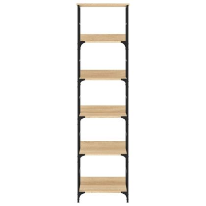 Библиотека, дъб Сонома, 50x33x188,5 см, инженерно дърво