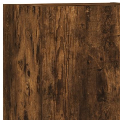 ТВ стенни модули, 5 части, опушен дъб, инженерно дърво