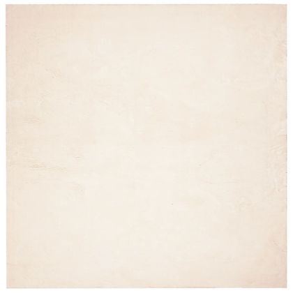 Килим HUARTE с къс косъм, мек и миещ се, бежов, 240x240 см