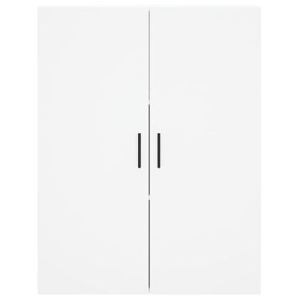 Висок шкаф, бял, 69,5x34x180 см, инженерно дърво