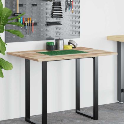 Плот за бюро, необработен, 100x70x2 см, масивно дърво акация