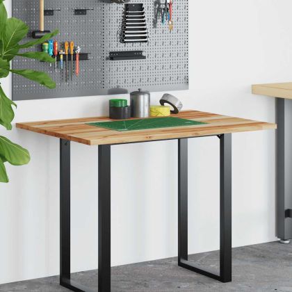 Плот за бюро, маслен финиш, 100x70x2 см, масивно дърво акация