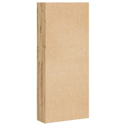 Библиотека, дъб артизан, 80x30x189 см, инженерно дърво