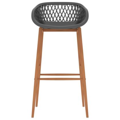 Бар комплект от 7 части, бяло и сиво