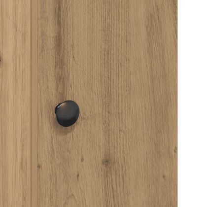 Шкаф за баня с държач за ролки, дъб артизан, 20,5x22x72 см