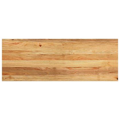 Прозоречни первази, 2 бр, светлокафяви, 110x40x2 см, дъб масив