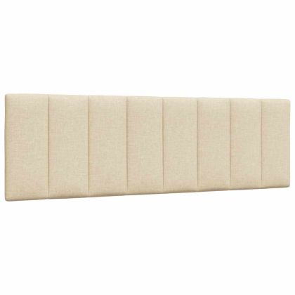 Рамка за легло без матрак Hanko, кремава, 160x200 см, плат