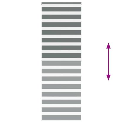 Зеброва щора 75x200 см Ширина на плата 70,9 см Полиестер