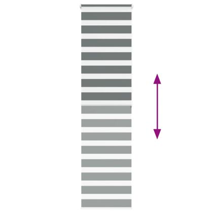 Зеброва щора 65x200 см Ширина на плата 60,9 см Полиестер