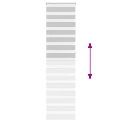 Зеброва щора 65x230 см Ширина на плата 60,9 см Полиестер