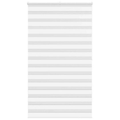 Зеброва щора бял 120x200 см ширина на плата 115,9 см полиестер