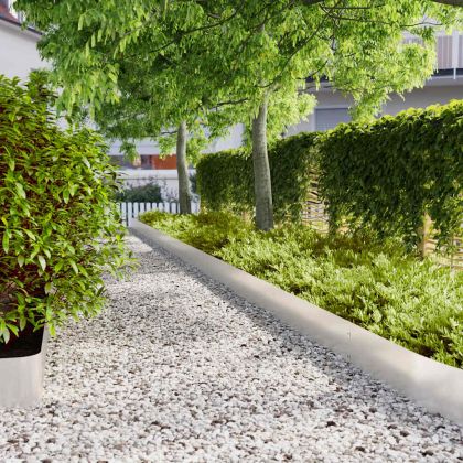 Кантчета за тревни площи 30 бр. 20x103 см Неръждаема стомана