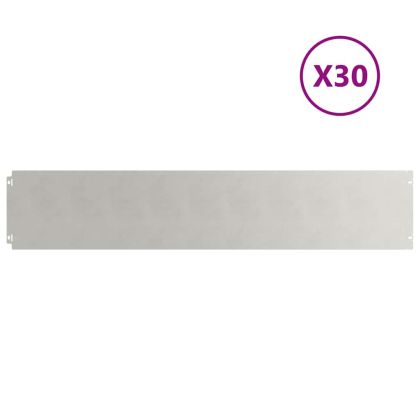 Кантчета за тревни площи 30 бр. 20x103 см Неръждаема стомана
