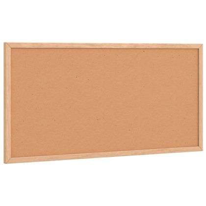 Коркова дъска с рамка от масивна борова дървесина 60x30 см