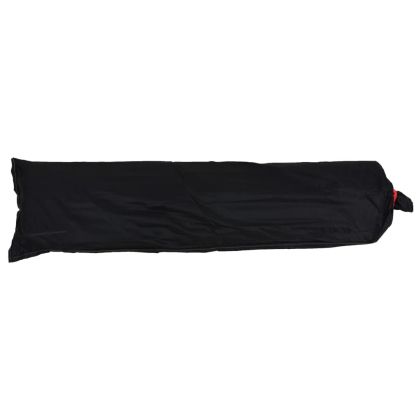 Парти шатра с LED и 4 стени, 3,6x3,6x2,3 м, сиво и оранжево