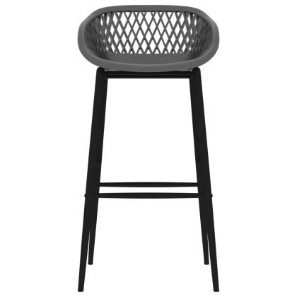 Бар комплект от 5 части, бяло и сиво