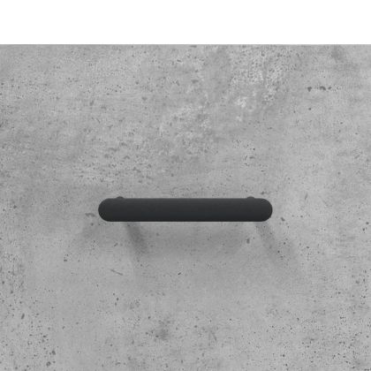 Висок шкаф, бетонно сив, 69,5x34x180 см, инженерно дърво