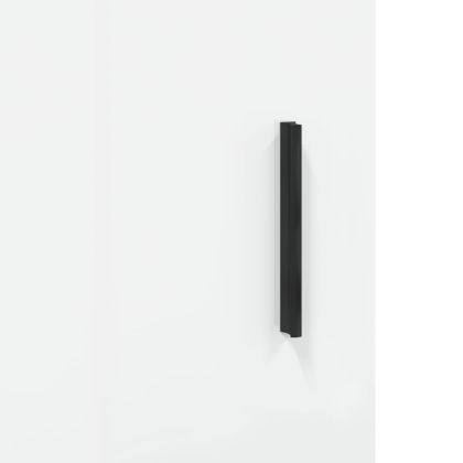 Висок шкаф, бял, 34,5x34x180 см, инженерно дърво