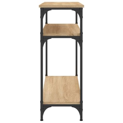 Конзолна маса, дъб сонома, 75x29x75 см, инженерно дърво