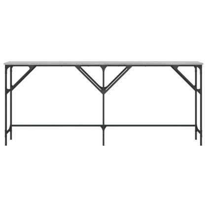 Конзолна маса, сив сонома, 180x29x75 см, инженерно дърво