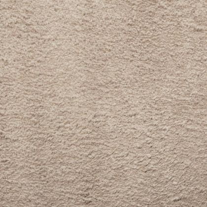 Килим HUARTE с къс косъм, мек и миещ се, пясъчен, 120x120 см