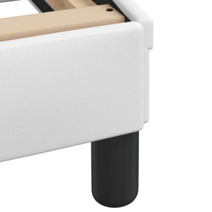 Рамка за легло без матрак Hvar, бяла, 180x200 см, изкуствена кожа