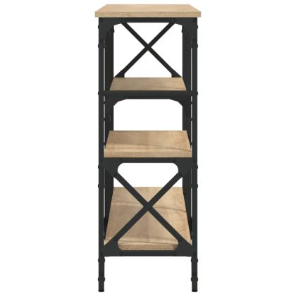 Конзолна маса, дъб сонома, 150x29x76,5 см, инженерно дърво