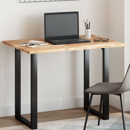 Плот за маса, правоъгълен, 120x70x2 см, акация масив