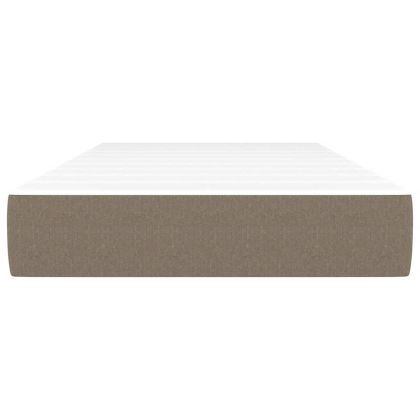 Матрак покет пружини, за деца, таупе, 80x160 см, текстил