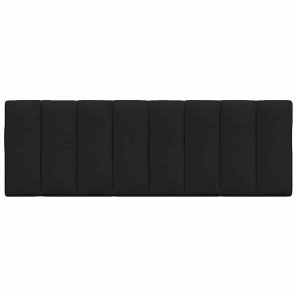 Мека табла за легло Hanko, черна, 140 см, плат