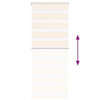 Зеброва щора 65x150 см Ширина на плата 60,9 см Полиестер