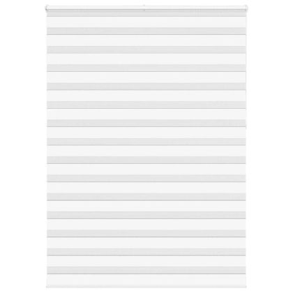 Зеброва щора бял 155x230 см Ширина на плата 150,9 см полиестер