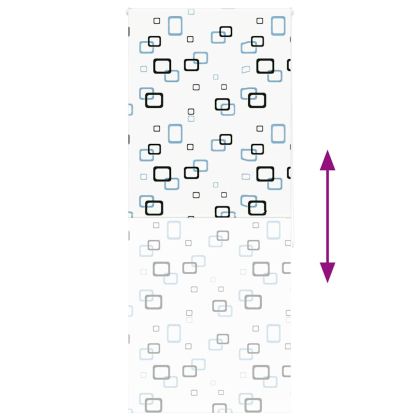 Ролетна щора за баня 90x240 см Ширина на плата 86 см