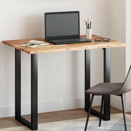 Плот за маса, правоъгълен, 120x70x2 см, акация масив