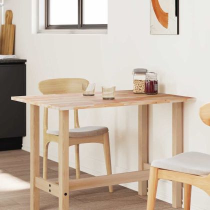 Плот за маса, правоъгълен, 120x70x2 см, акация масив