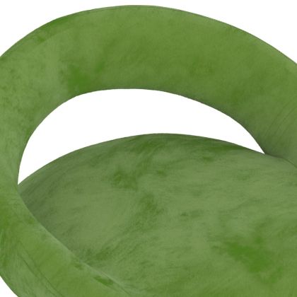 Бар табуретки, 2 бр, светлозелени, кадифе