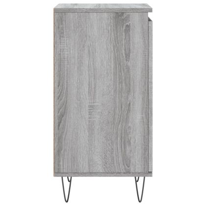 Бюфет сив сонома 40x35x70 см инженерно дърво