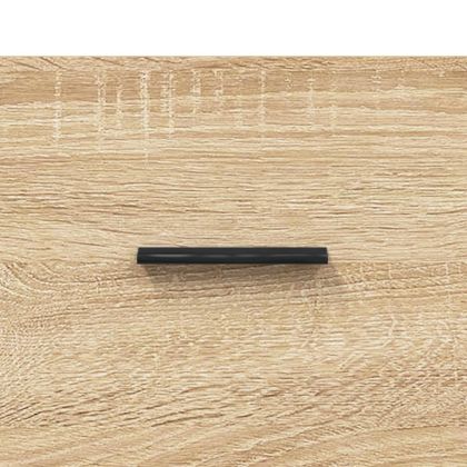 Висок шкаф, дъб сонома, 69,5x34x180 см, инженерно дърво