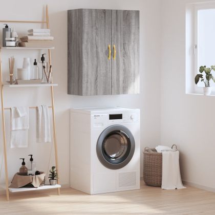 Стенен шкаф сив сонома 69,5x34x90 см