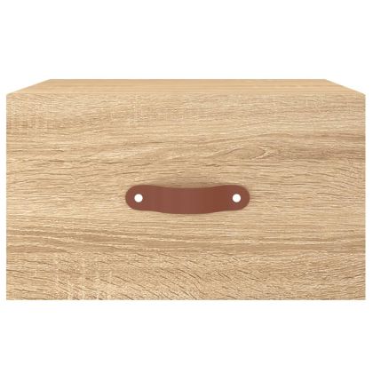 Нощно шкафче за стенен монтаж, сонома дъб, 35x35x20 см