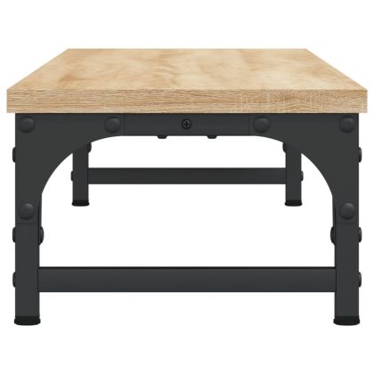 Поставка за монитор, дъб сонома, 85x23x15,5 см, инженерно дърво