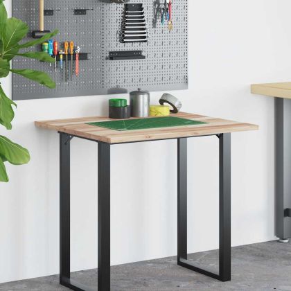 Плот за бюро, необработен, 80x60x2 см, масивно дърво акация