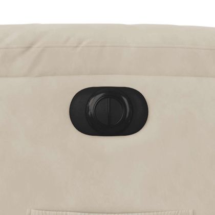 Електрически изправящ реклайнер, бежов, микрофибърен текстил