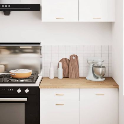 Кухненски работен плот, 100x63,5x2,7 см, дъб масив, правоъгълна