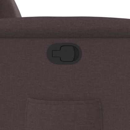 Наклоняем стол, тъмнокафяв, текстил